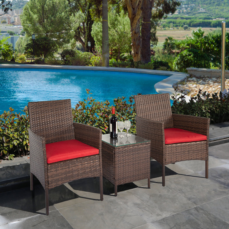 Sabbah 3 Piece Seating Group with Cushions